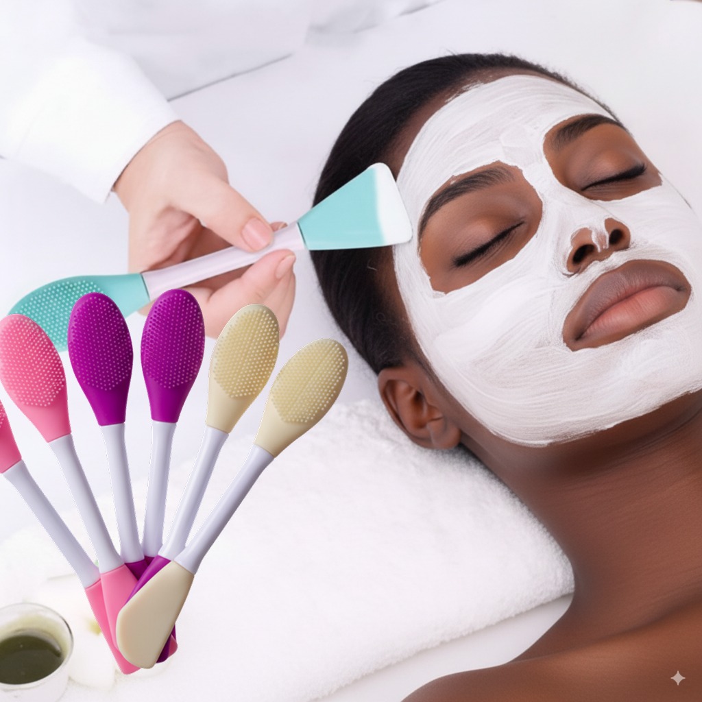 Brosse applicateur de masque et gommage