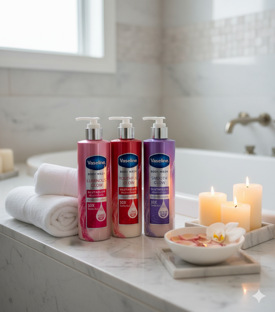 Gel douche Vaseline Body Wash – Douceur et Hydratation pour la Peau