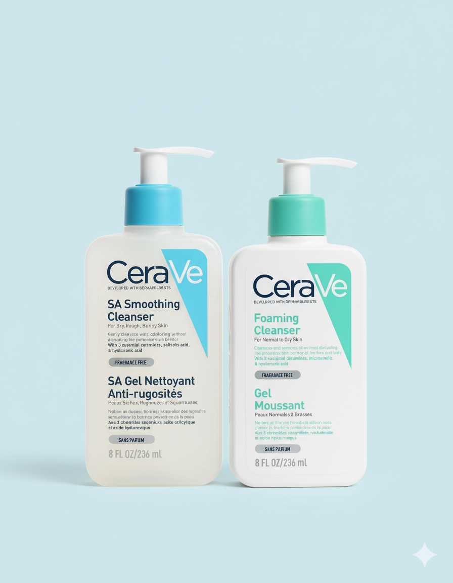 CeraVe – Gels Nettoyants Visage et Corps : Douceur, Pureté & Hydratation