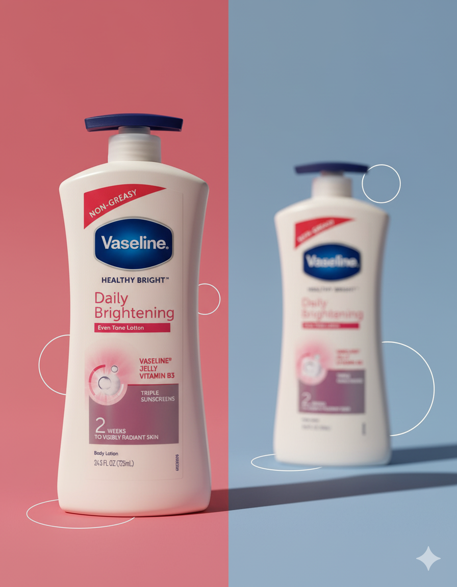 Lait Corporel Vaseline Daily Brightening – Éclat, Douceur & Hydratation