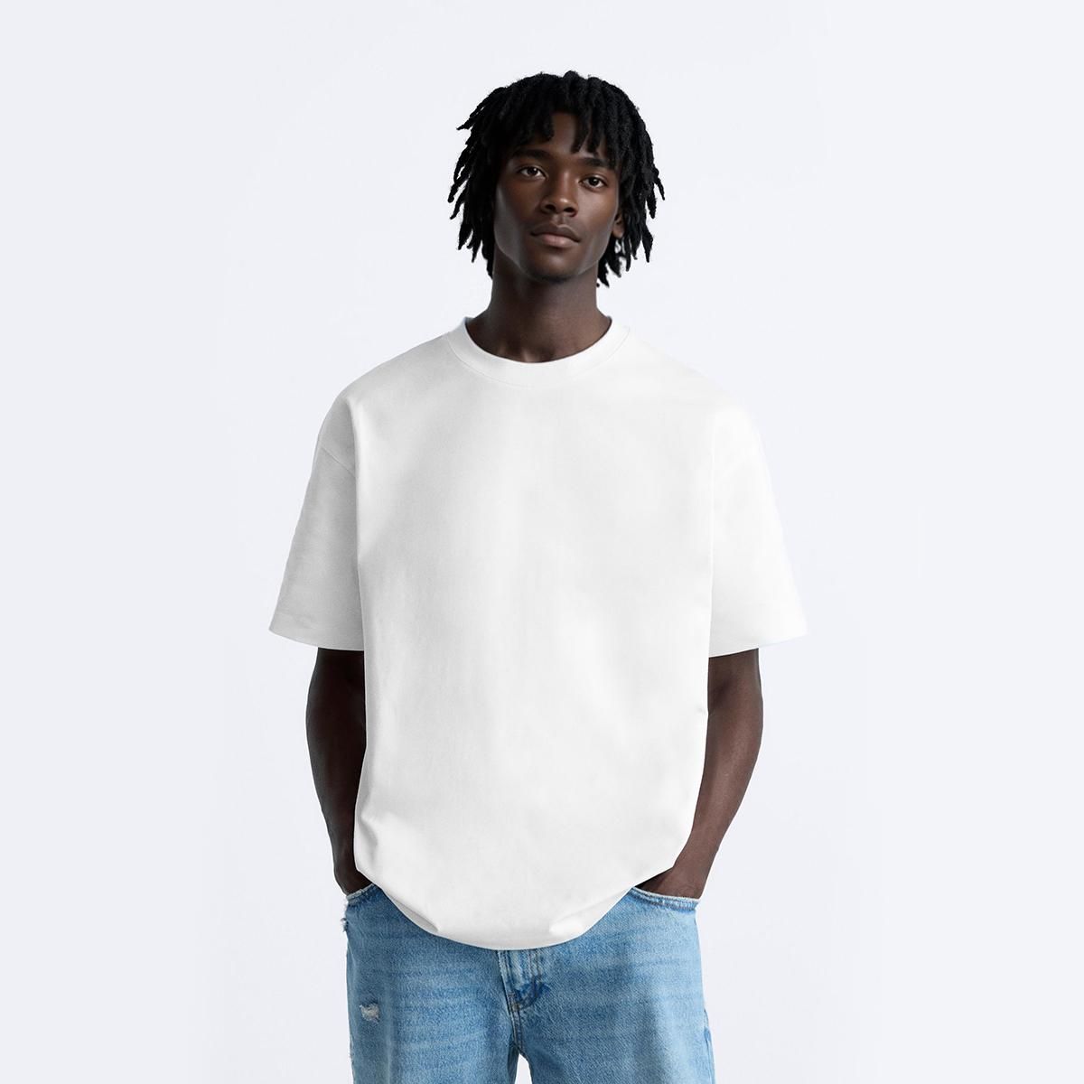 t-shirt unicolore blanc