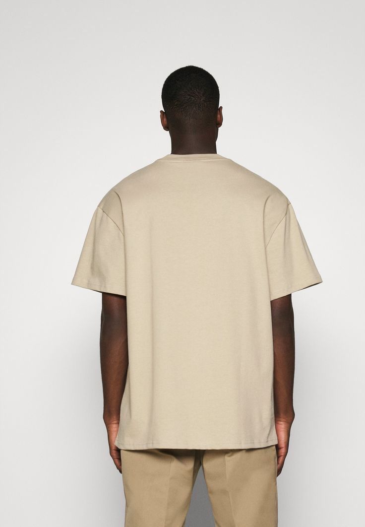 t-shirt uni-color beige
