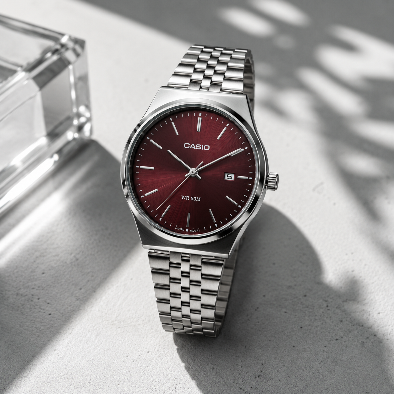 Montre Casio-Cadran Marron